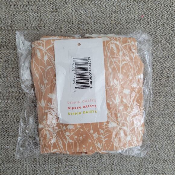 Dippin' Daisy's high rise yellow mustard floral swim bottom Size S - Picture 7 of 8